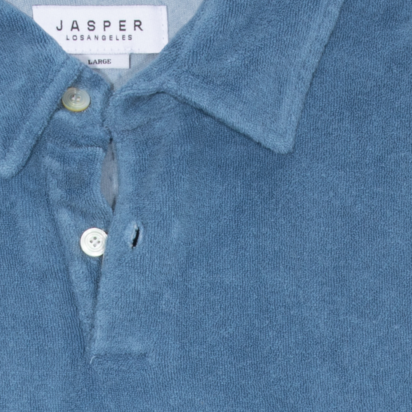 Fairfax Polo Collar in Denim