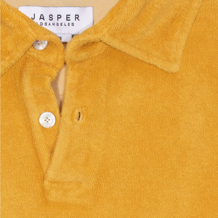 Fairfax Polo Collar in Golden Yellow